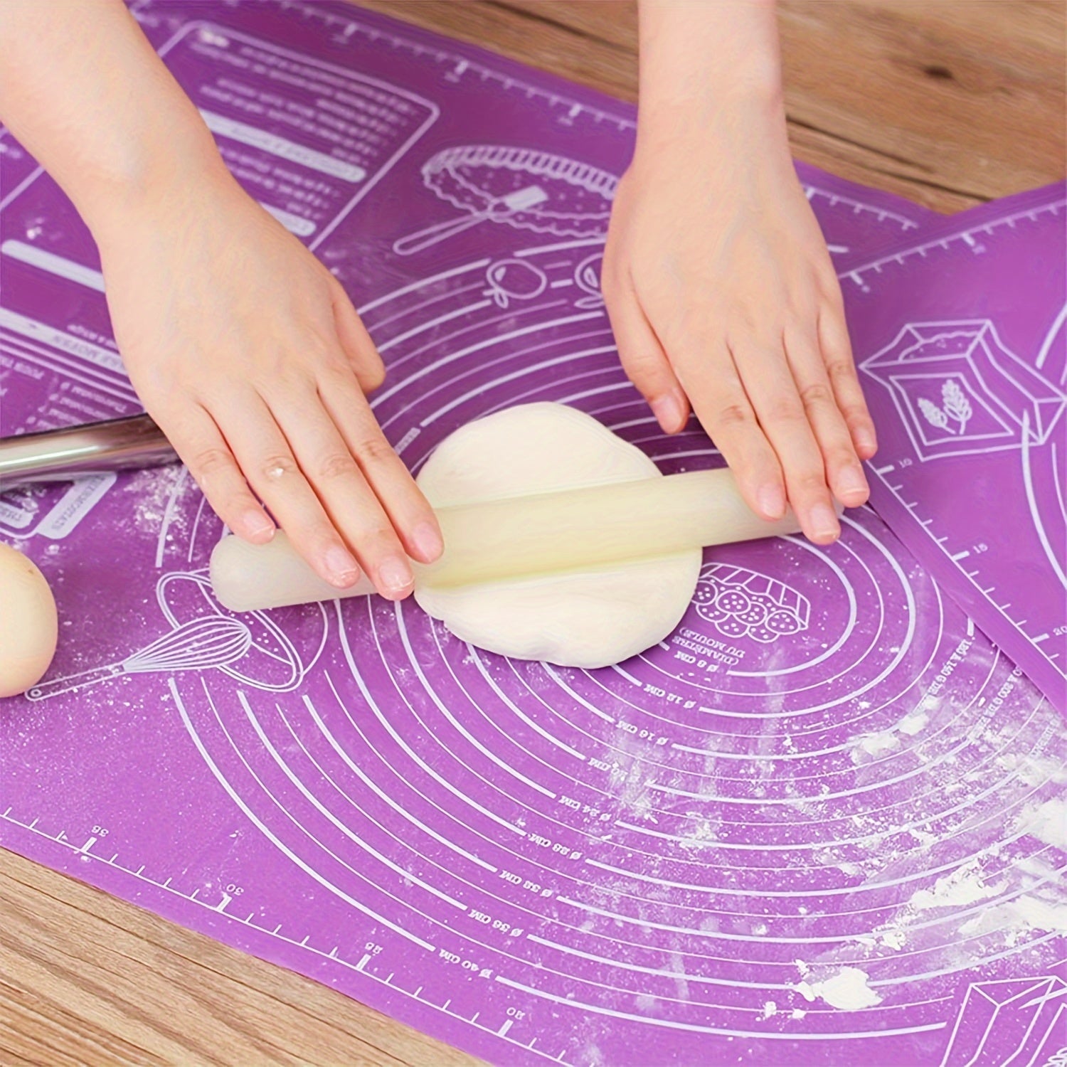 Non-Stick Baking Mat for Rolling Dough, Reusable Kitchen Baking Sheet