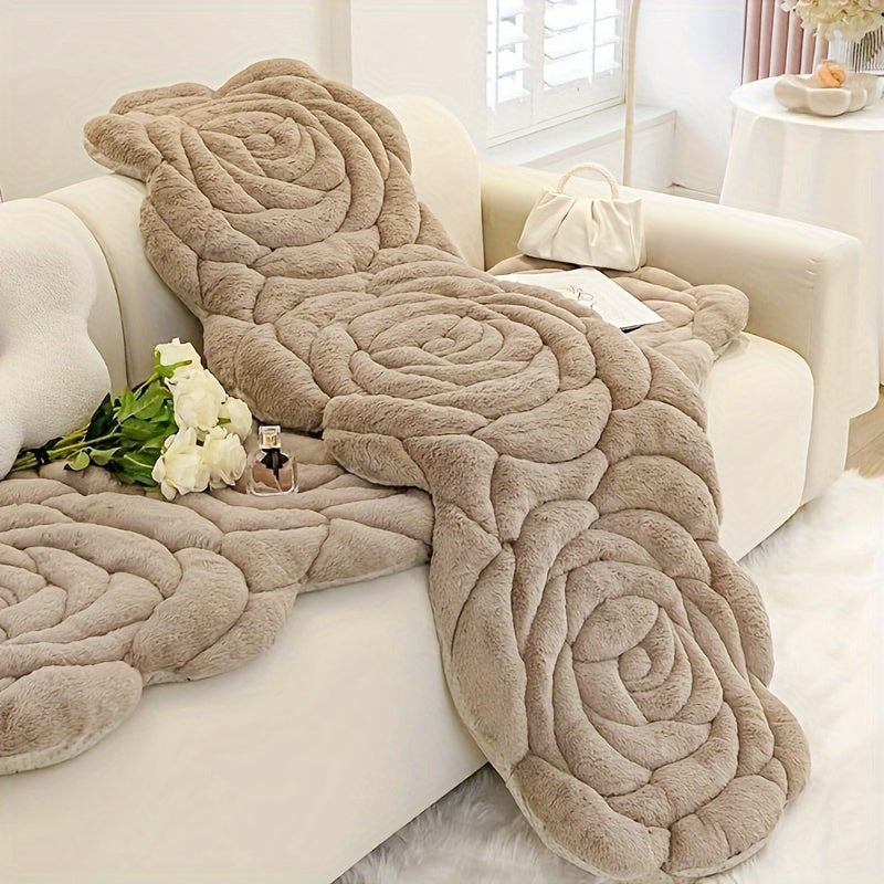Boho Style Quilted Sofa Cover Slip-Resistant Pet-Friendly Machine Washable Fits Armchair to 4-Seater Sectional