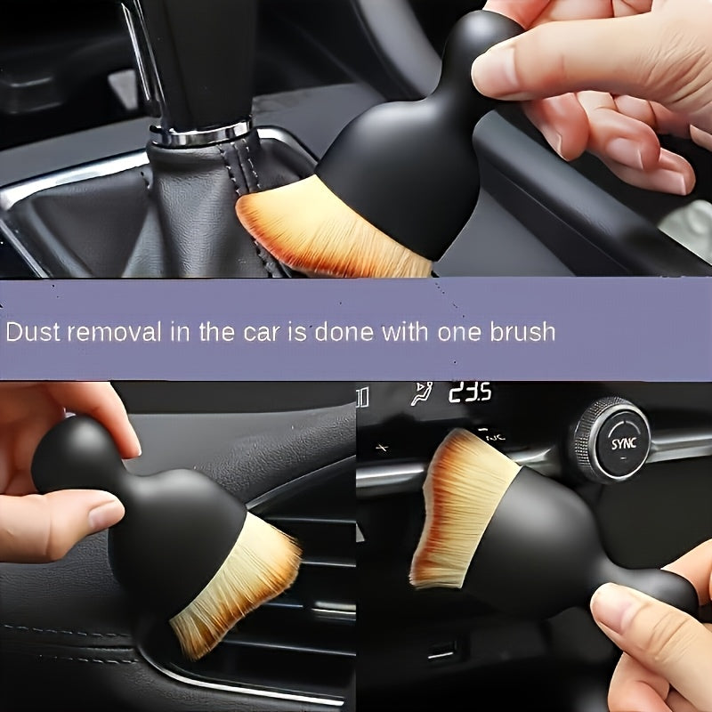 Щетка для чистки интерьера автомобиля из нейлона для очистки щелей и вентиляционных отверстий