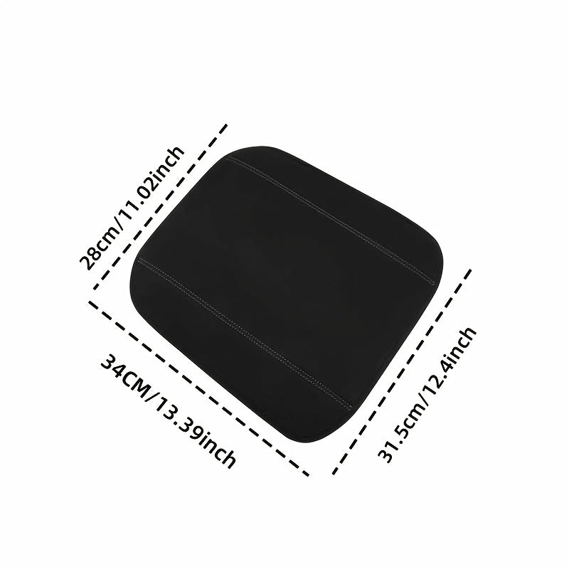Черная крышка подлокотника из искусственной кожи PU для Tesla Model 3/Y, центральная консоль