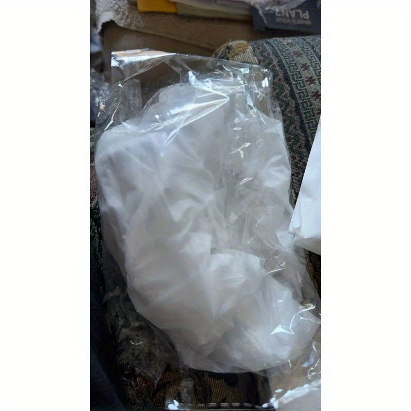 Translucent Pleated Dust Cover for Electric Fans All-Season Dustproof Protection