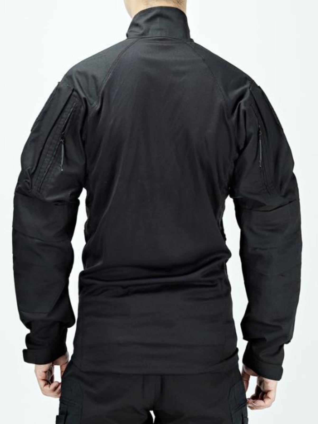 Men's Tactical Camo Gear Set Long Sleeve Jacket Cargo Pants Polyester Outdoor Military