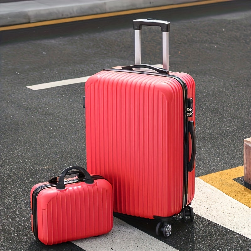 Maleta de carcasa dura duradera para mujeres y hombres con ruedas giratorias