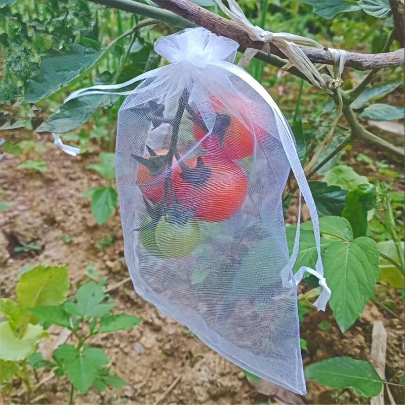 20x30cm Garden Netting Bags for Pest Control Protecting Fruits from Birds and Insects Pack of 50 or 100