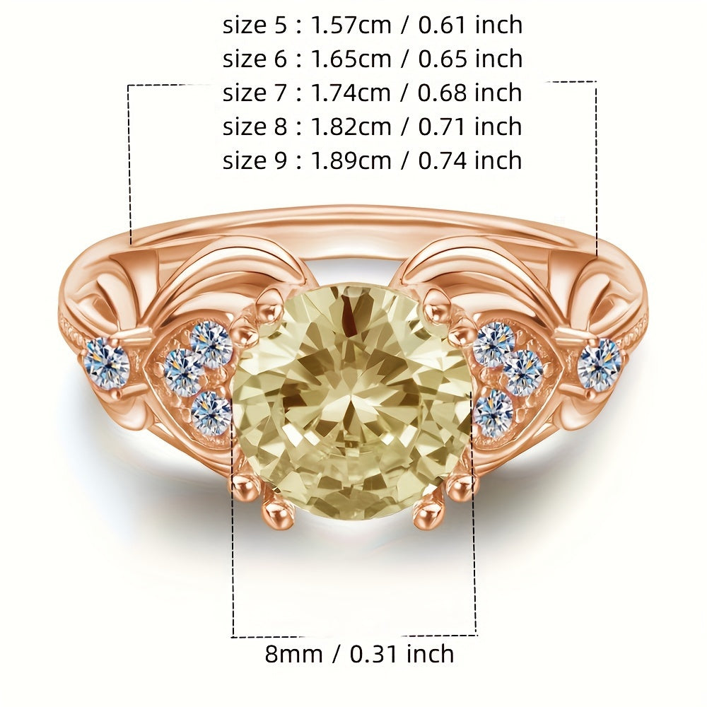 Colorful Moissanite Halo Ring Sterling Silver Bohemian Bouquet Engagement Band Hypoallergenic for Women