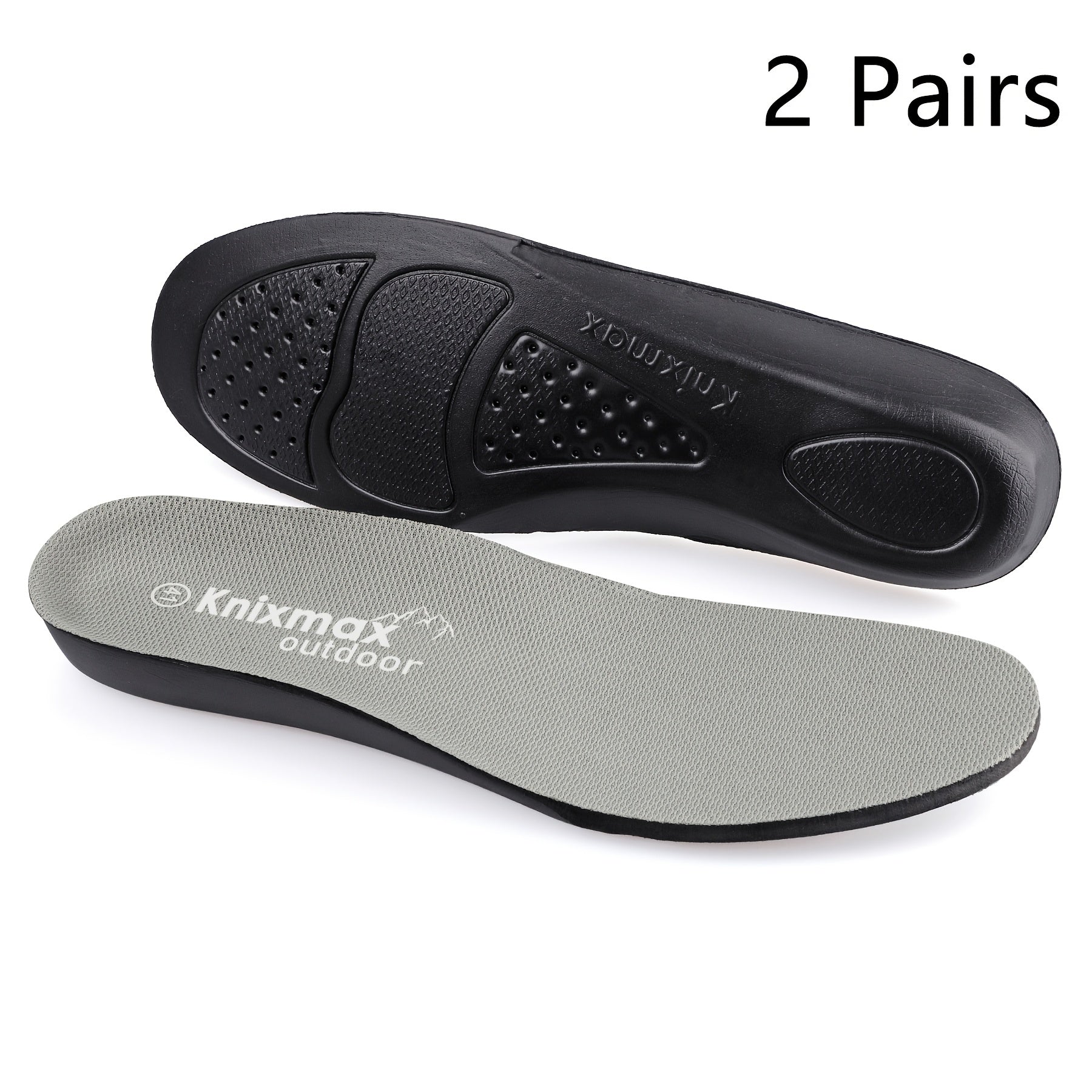 2 Pairs Orthopedic Memory Foam Insoles Breathable EVA Arch Support for Men Women