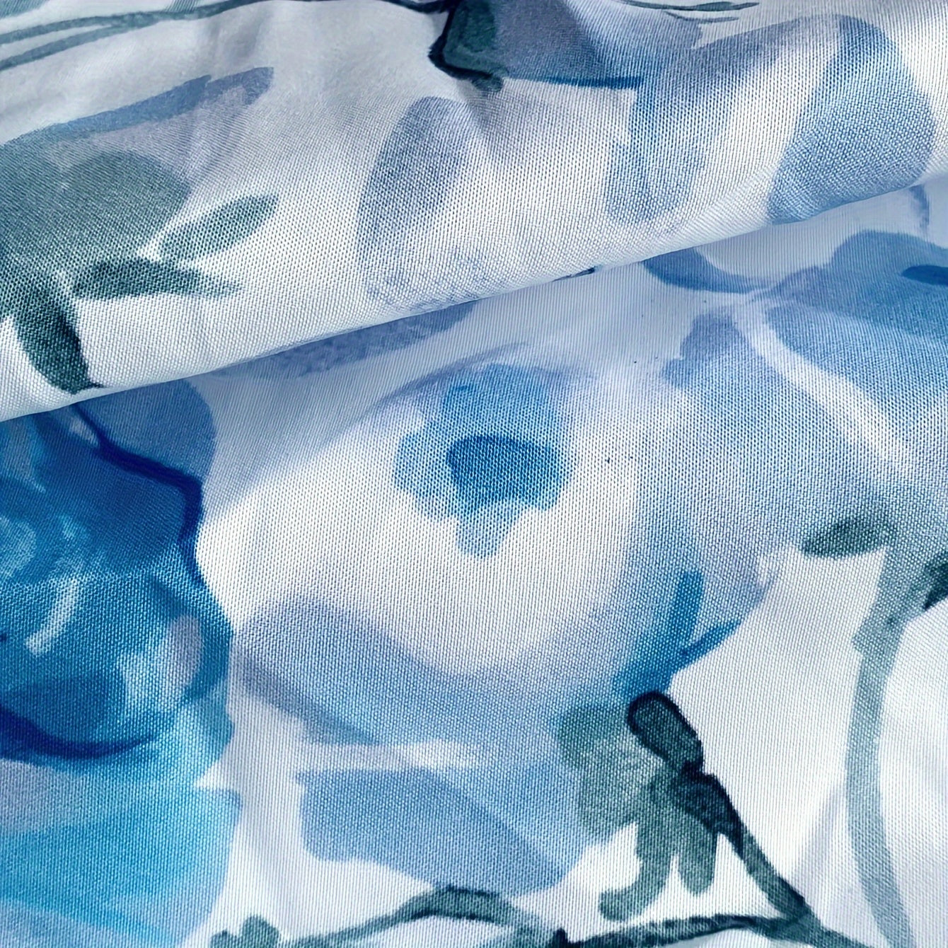 Fundas de almohada decorativas con estampado de flores para dormitorio y sofá, juego de 2, tela suave y transpirable