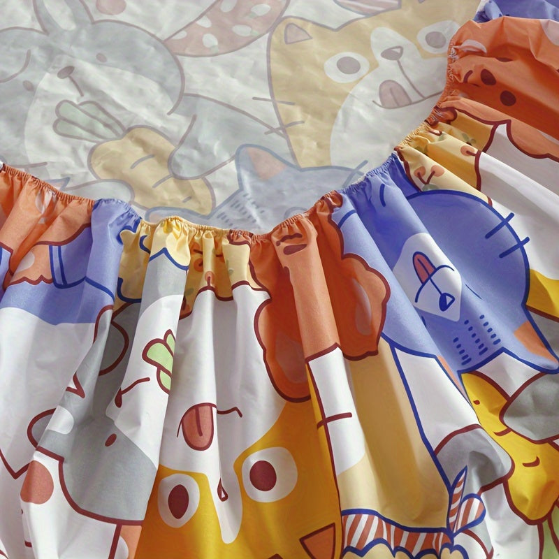 Polyester Waterproof Bed Sheet Single Layer for Mattress 30-34cm