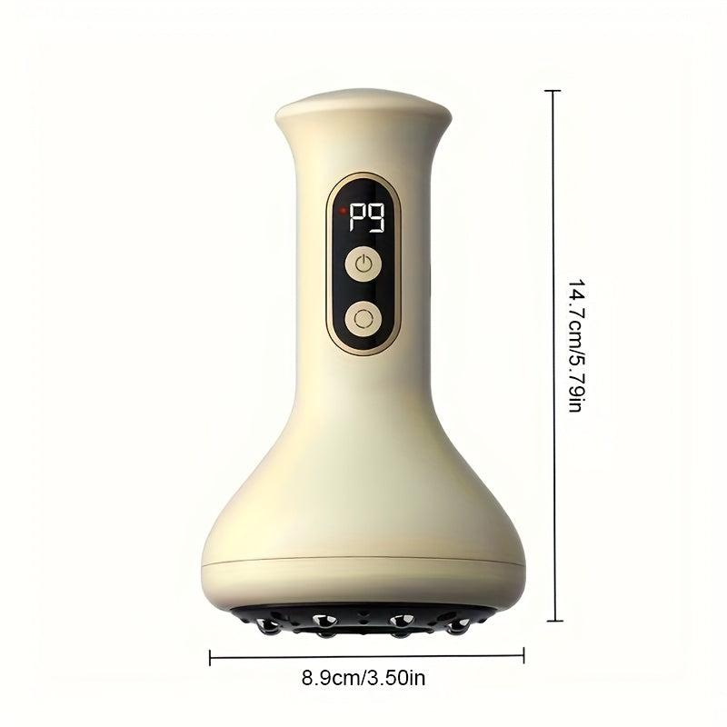 USB-перезаряжаемый электрический массажер-стакан для спины, шеи и рук. Подходит для 36V или ниже. Оснащен функцией домашнего нагрева и технологией присоски.