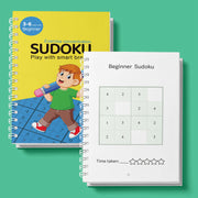 Themed Sudoku Puzzle Book for Kids Ages 3-6 Educational Brain Teasers