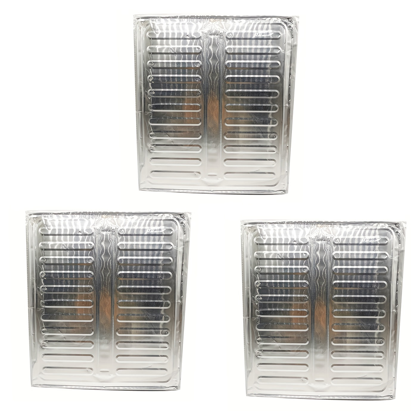 Foldable Aluminum Greaseproof Spacers Set Heat Shield, Easy to Clean, Grease Resistant