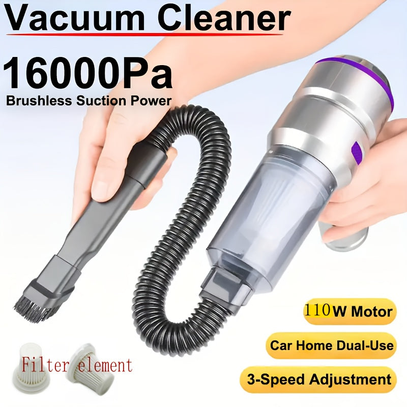 Aspiradora de coche inalámbrica portátil con pantalla de energía