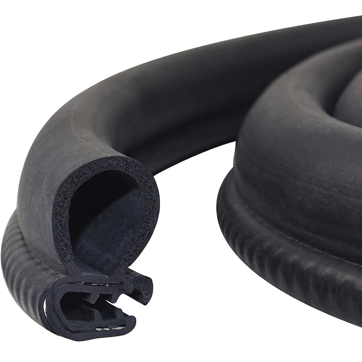 Universal Rubber Door Seal Edge Trim U-Shaped Weatherstrip Bumper Guard 196.85 Inch