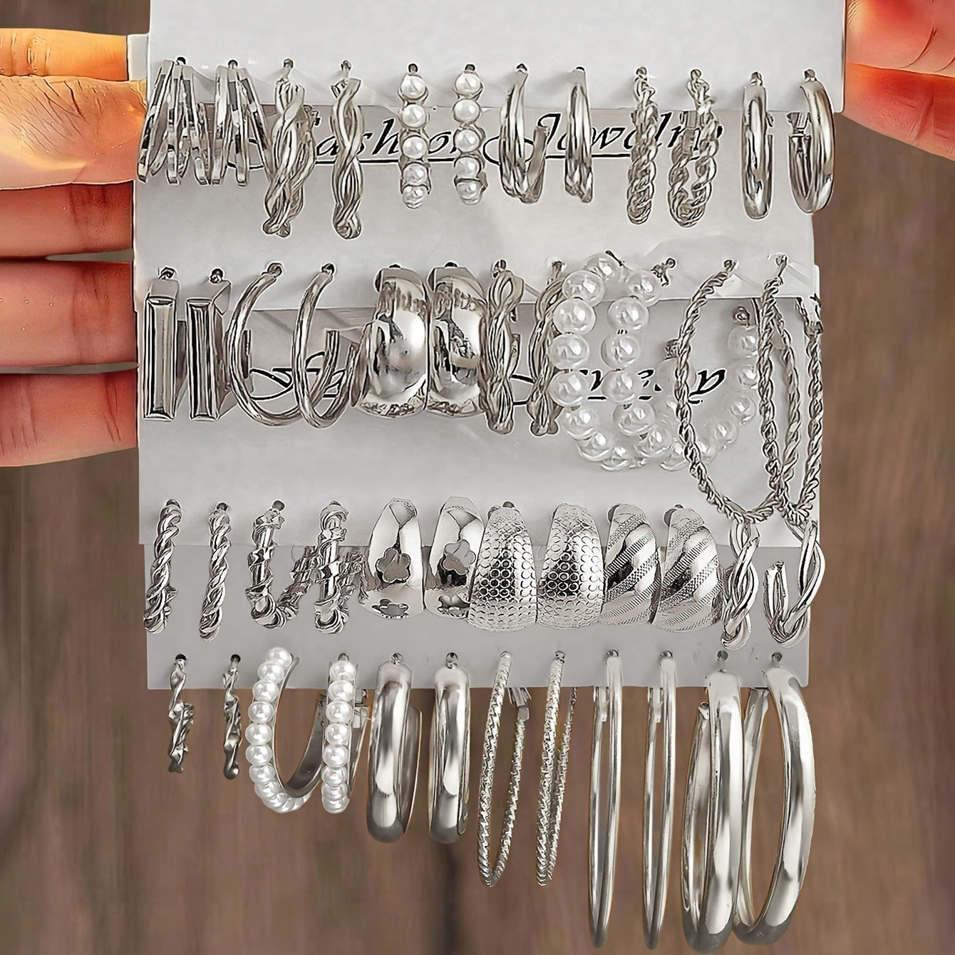 Ayollar Bohemiy geometrik kvadrat dumaloq uzukli taqinchoq to'plami, inlay bilan bezatilgan marjon, bo'sh gul