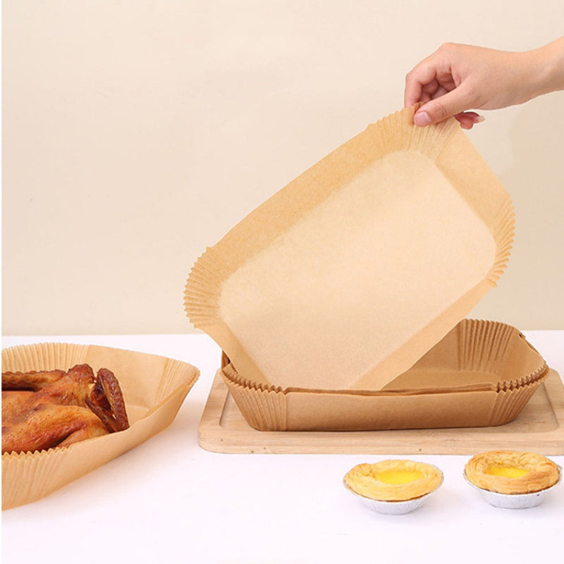 Disposable Air Fryer Liners 100 Pack Waterproof Oilproof Baking Accessories