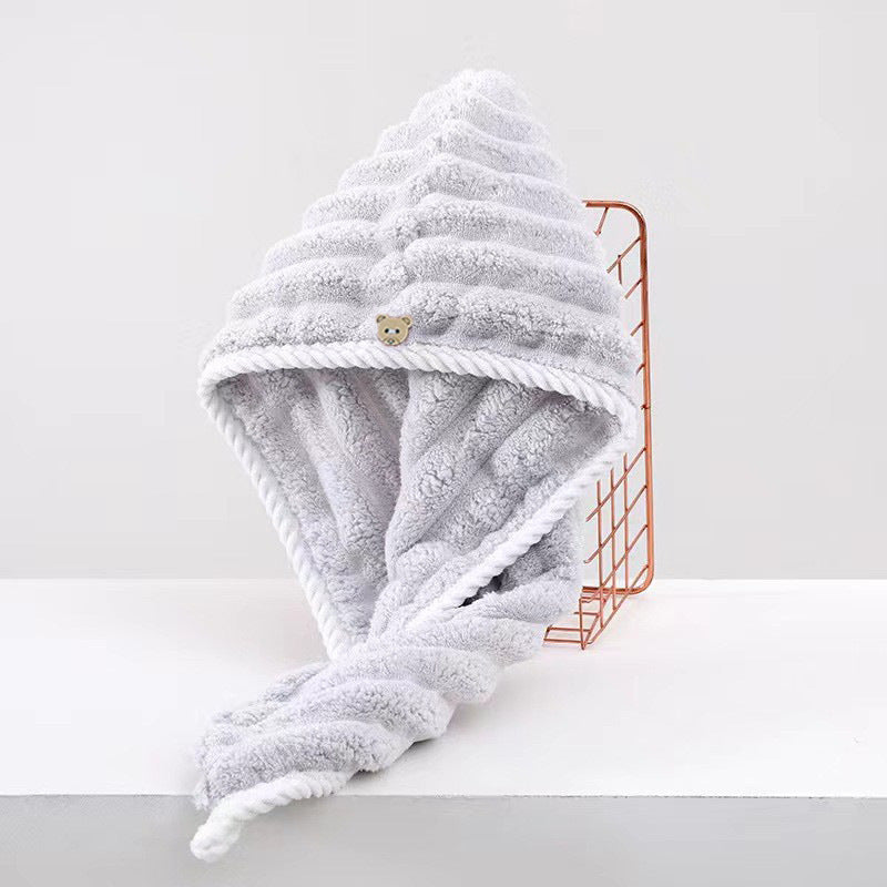 Soft Polyester Hair Towel Pack for Quick Drying and Gentle Use