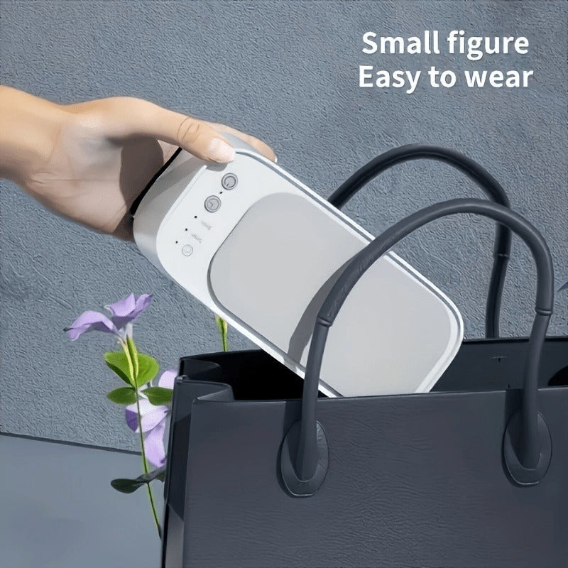 360-darajali portativ zargarlik buyumlari va ko‘zoynaklarni tozalash qurilmasi, qayta zaryadlanadigan, vibratsiyali, chuqur tozalash uchun 3 ta rangda