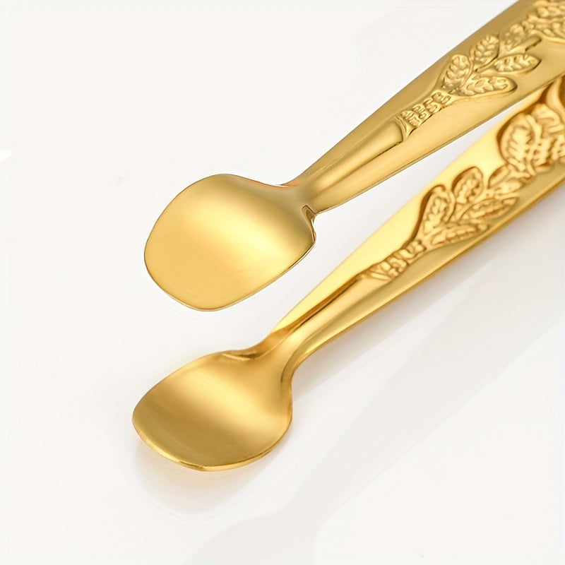 Мини-кусачки из нержавеющей стали для сахарных кубиков и льда, набор из 2 штук, для чайных вечеринок и десертов