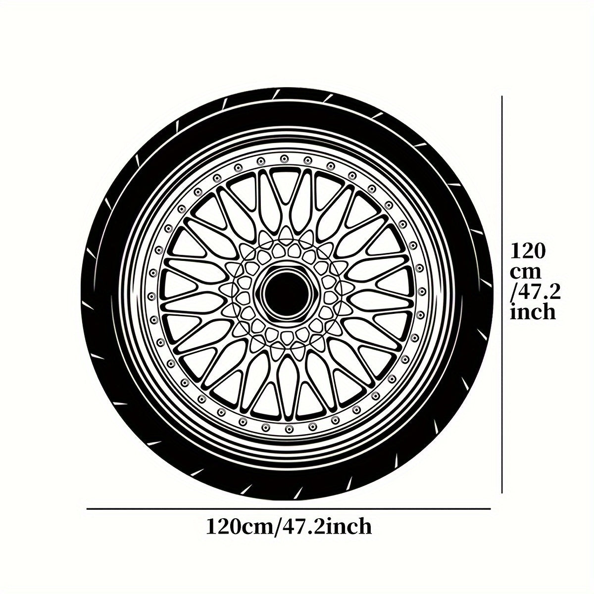 Прибрежный круглый коврик для ремонта 6 мм кристальный бархат противоскользящий с золотой каймой