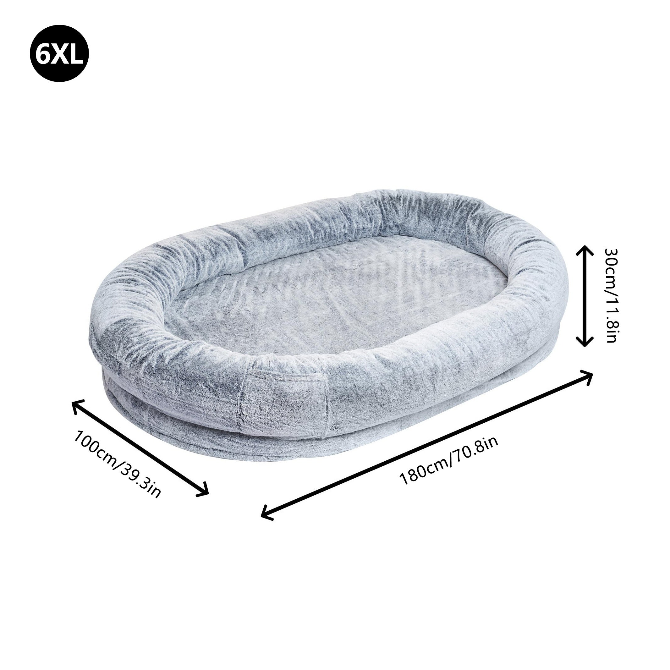 Oversized Memory Foam Pet Bed for Medium to Large Dogs Washable Cover Non-Slip