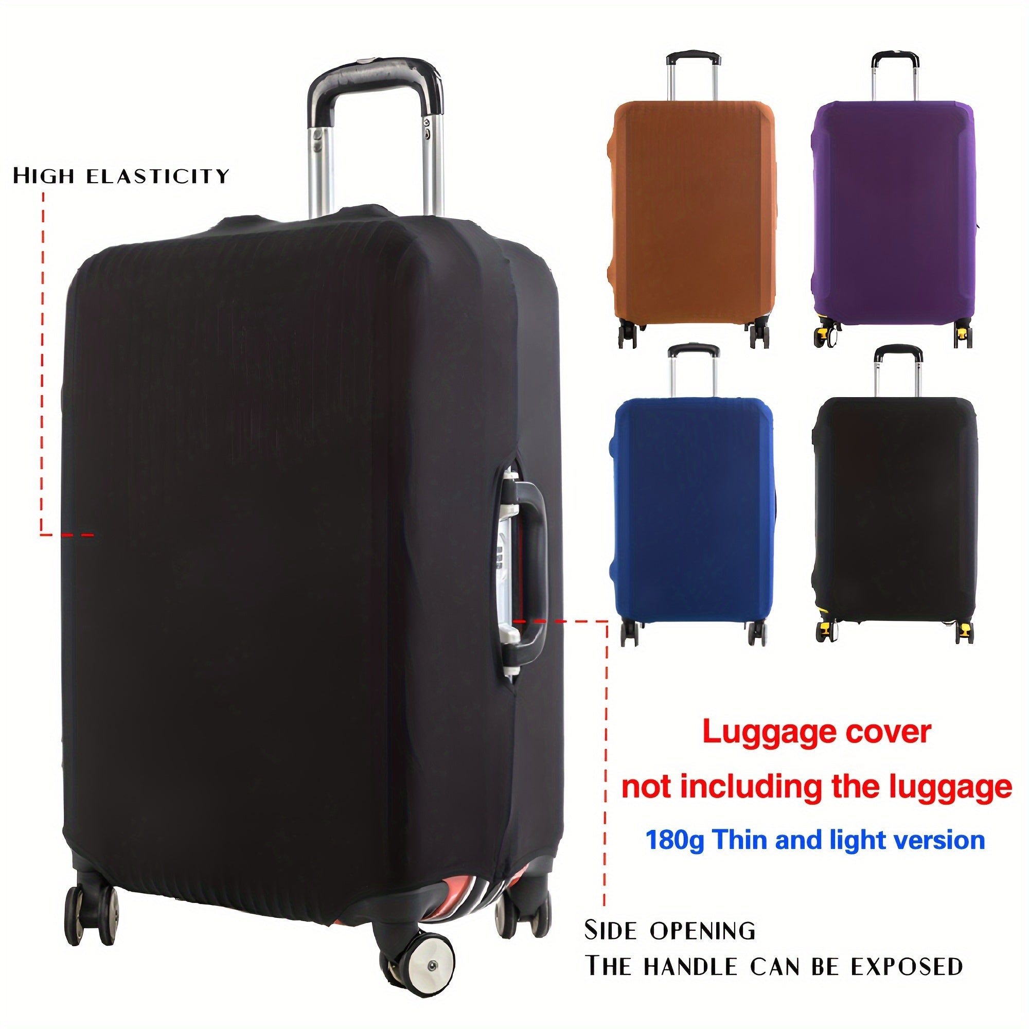 High-Elastic Thickened Luggage Dust Cover for Travel Cases