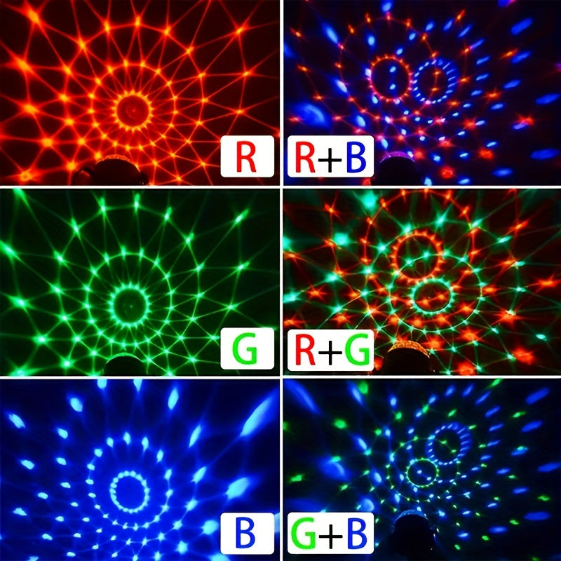 Crystal Magic Sphere Disco Ball Light Projector USB Indoor Outdoor Strobe Party Wedding Birthday