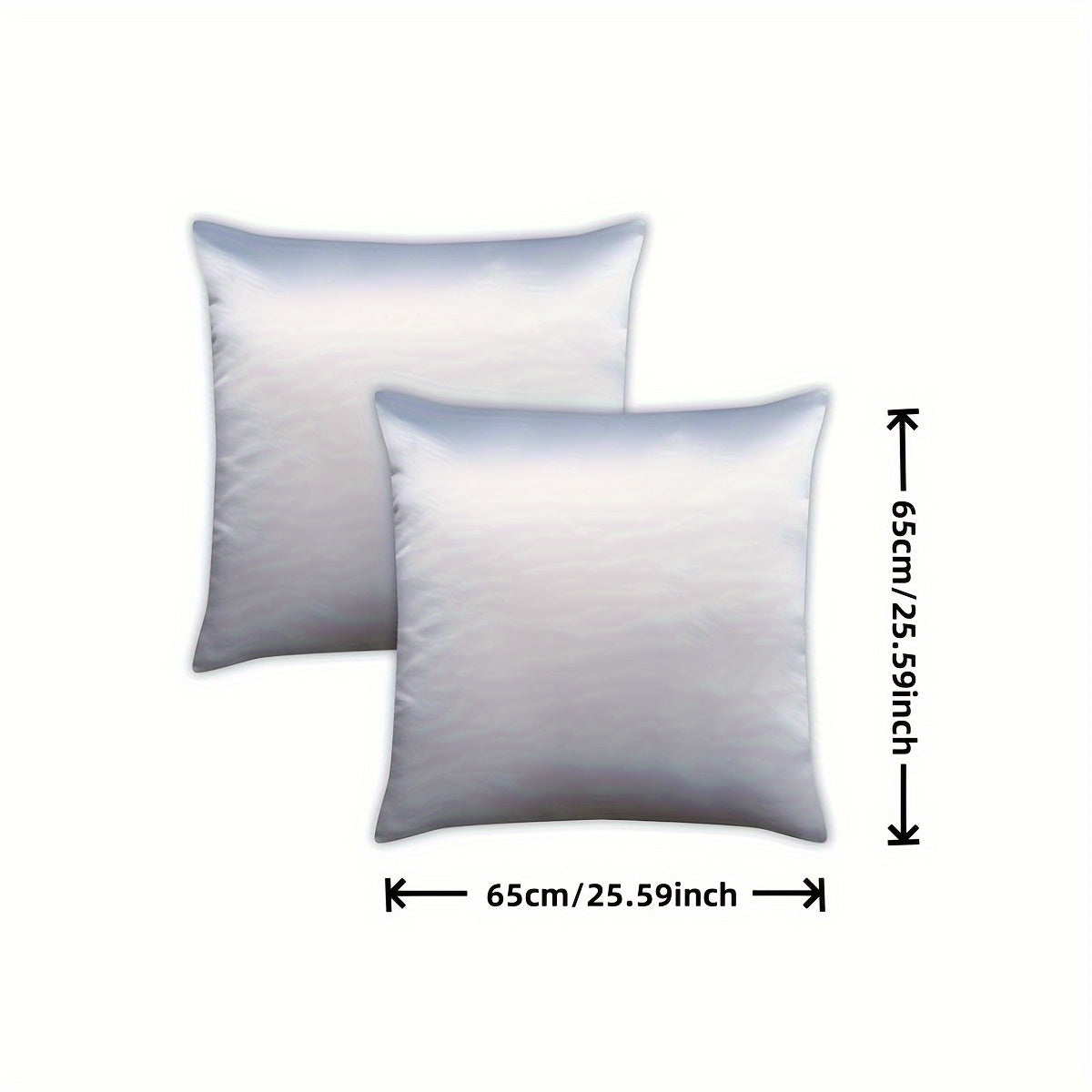 Set of 2 Satin Pillowcases in Multiple Colors Soft Airy Envelope Closure
