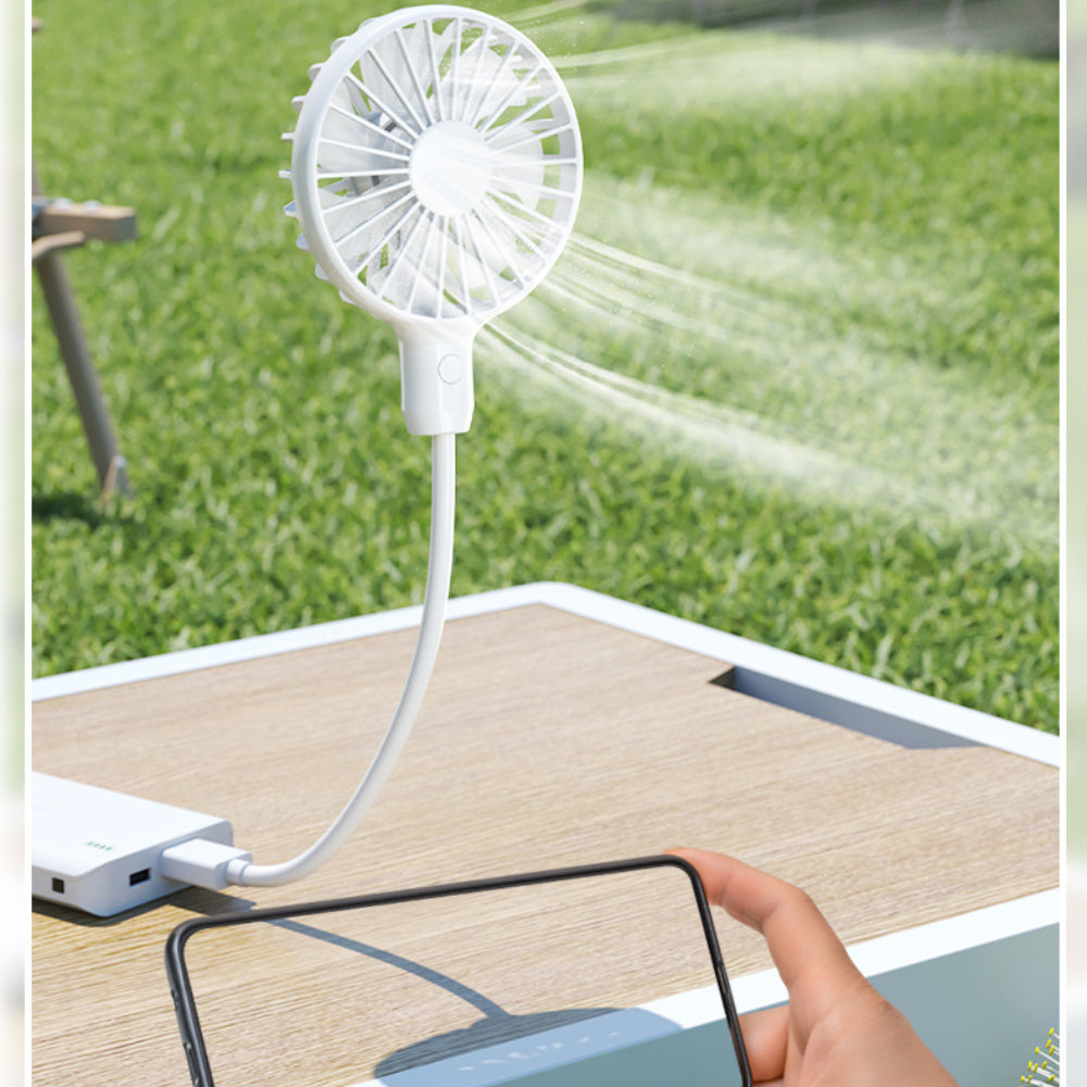 Mini ventilador USB pequeño 1/2/4 unidades portátil silencioso para oficina, viajes, camping y dormitorio