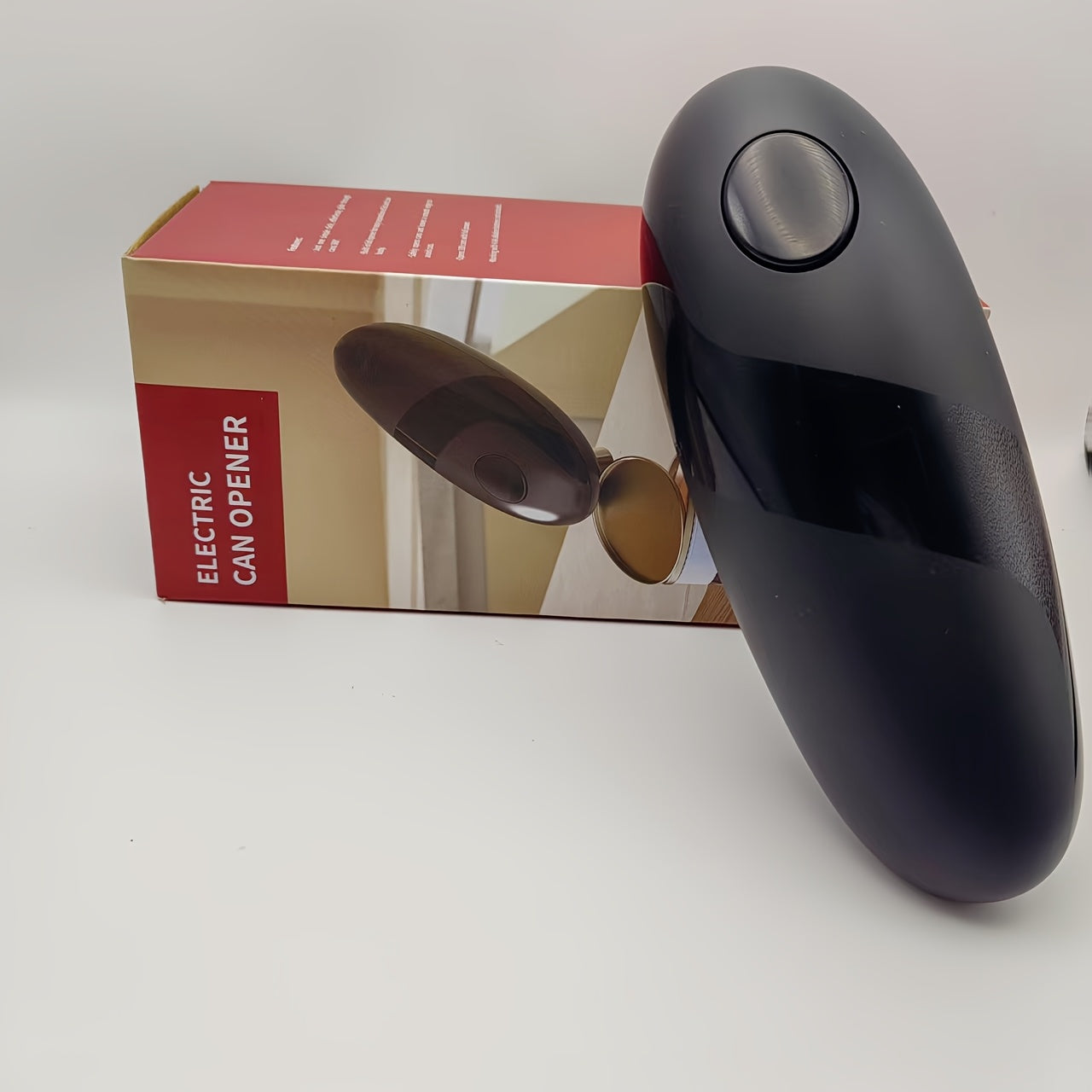 Portable Battery-Operated Can Opener for Elderly Arthritis Sufferers Quiet and Energy-Efficient