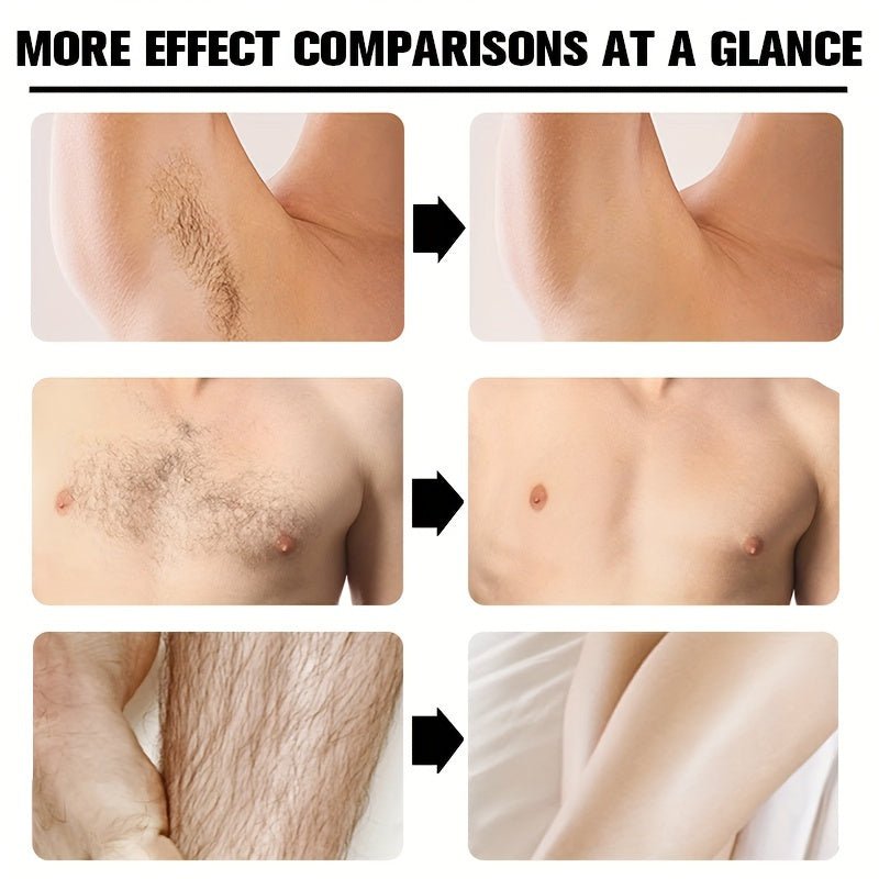 50G Black Hair Removal Cream for Body, Hypoallergenic, Long-Lasting, Gentle