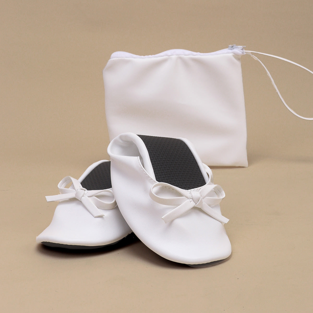 Ayollar uchun yumshoq rang-barang slip-on balet tuflisi, 35-43 o'lchamlar, saqlash sumkasi bilan