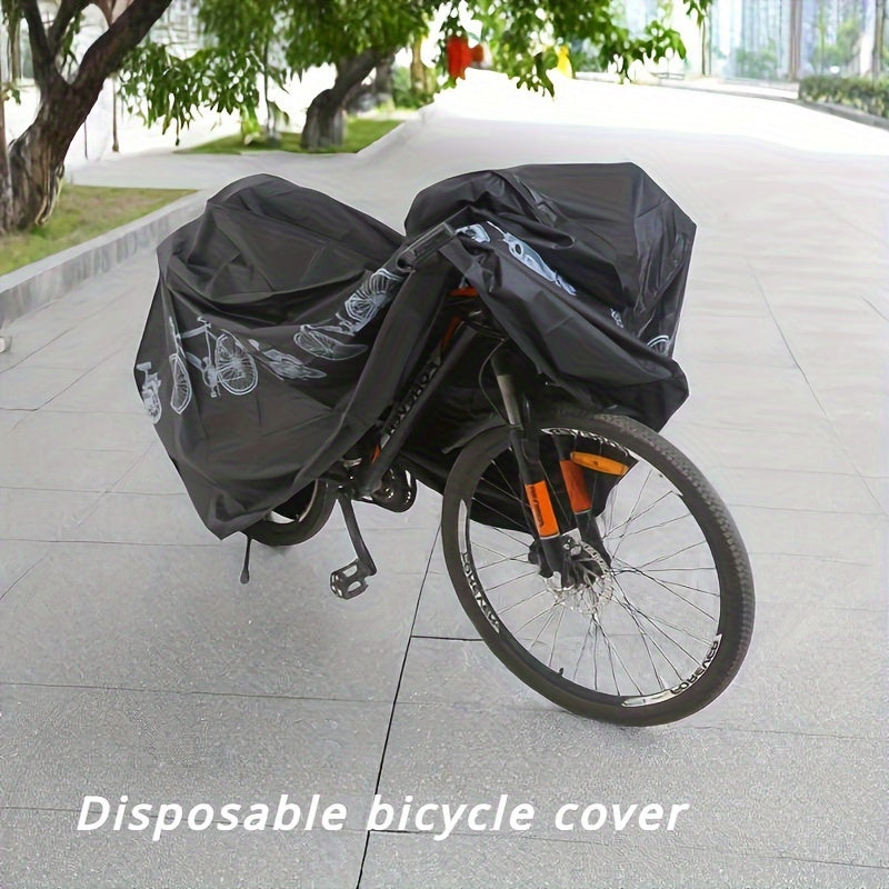 Waterproof Gray and Black Bike and Motorcycle Covers Set of 1 or 2