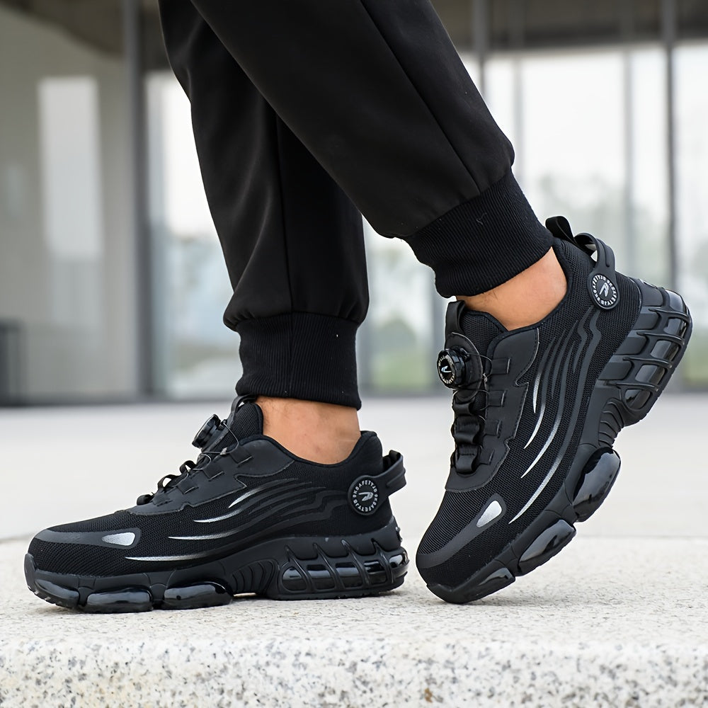 Zapatillas de seguridad con punta de acero y transpirables para todo tipo de estaciones