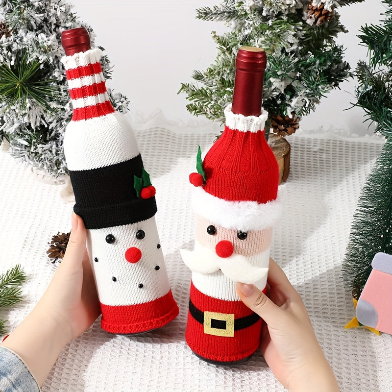 Christmas Themed Beer Bottle Sleeve Insulated Non-Slip Cover for 12oz Bottles
