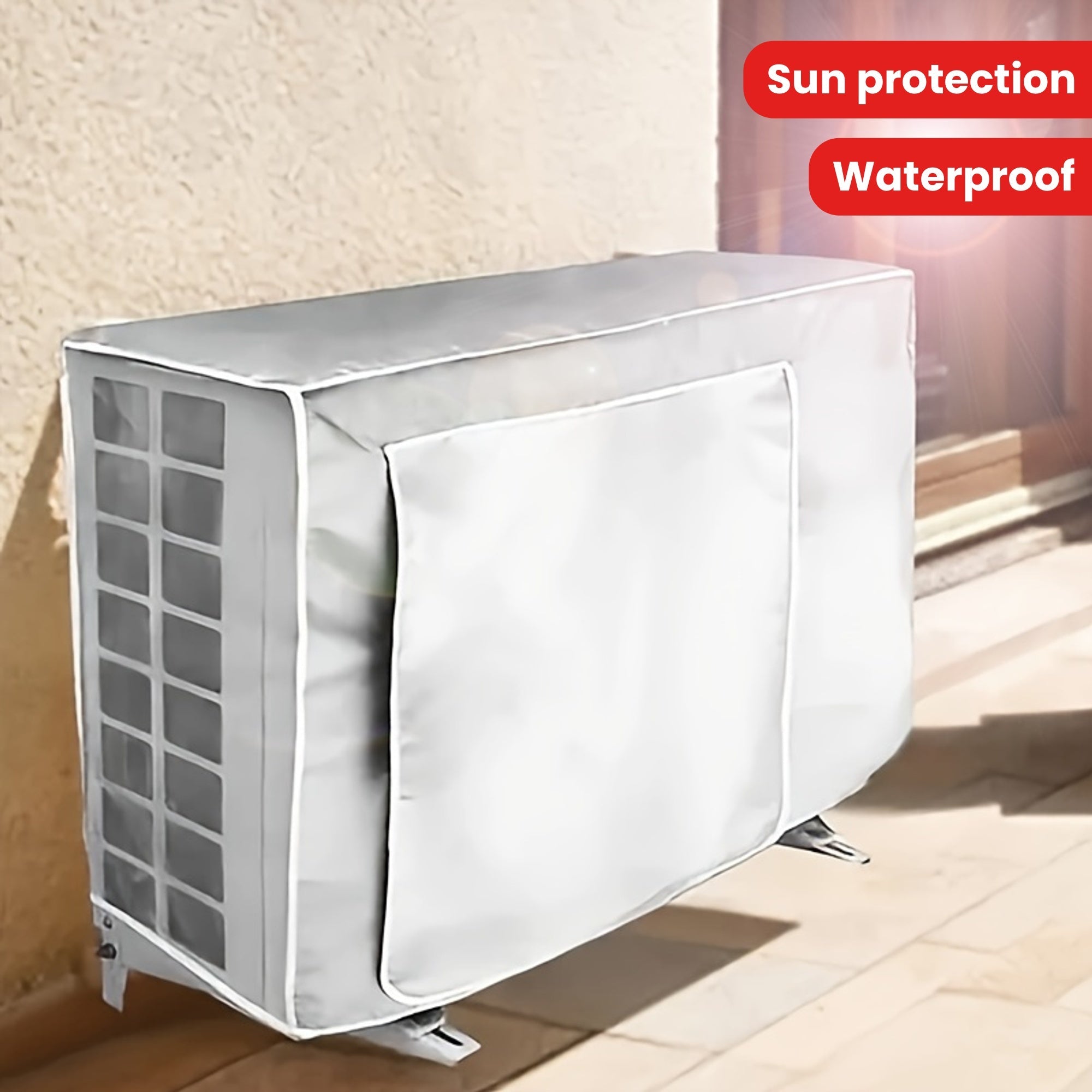 Outdoor Air Conditioner Cover Waterproof Sun Protection 96cm x 70cm x 40cm