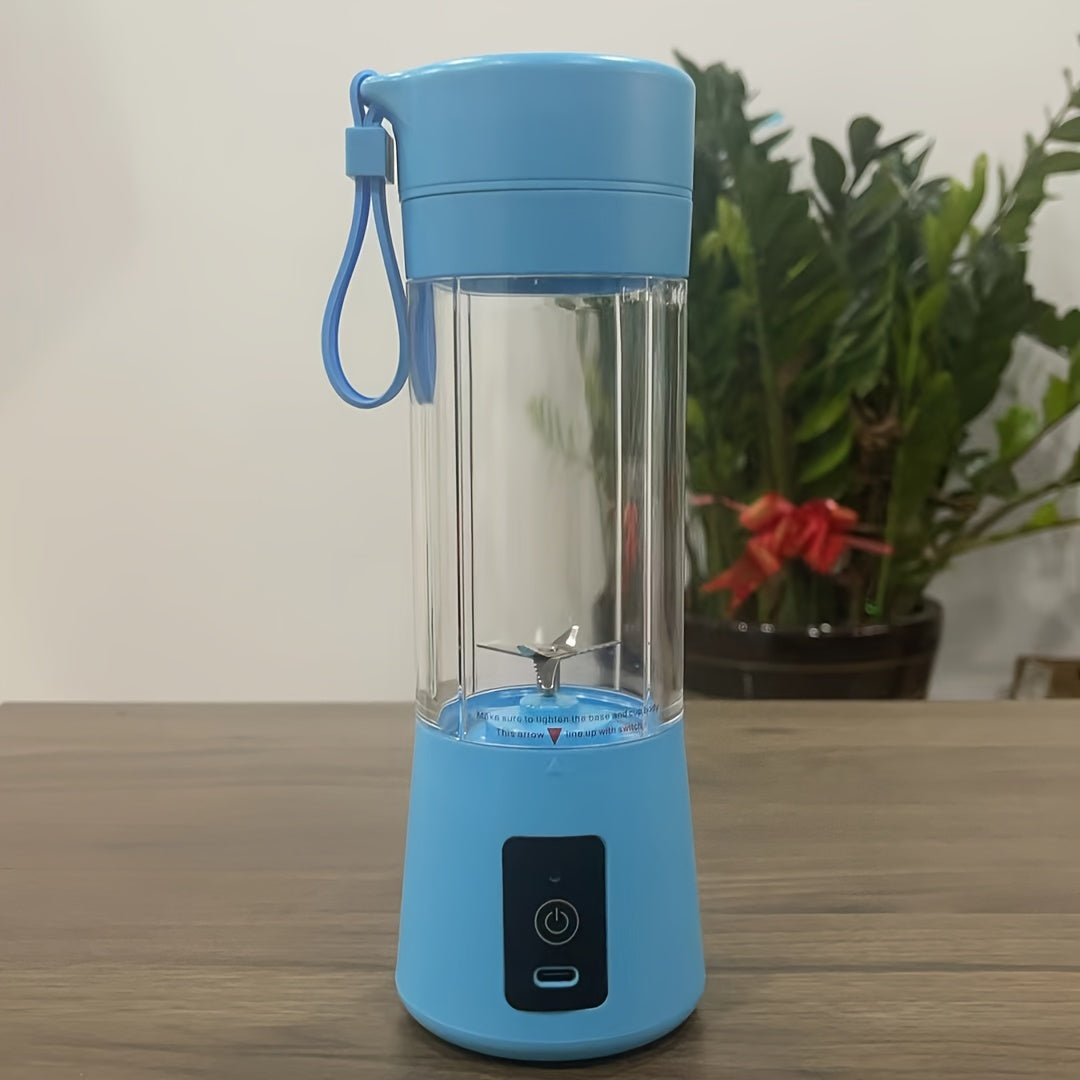 Portable Blender 380ml for Smoothies and Shakes, USB Rechargeable, 4 Colors