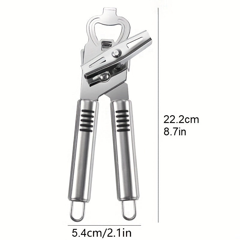 Stainless Steel Jar Opener for Seniors and Weak Hands Kitchen Manual Tool