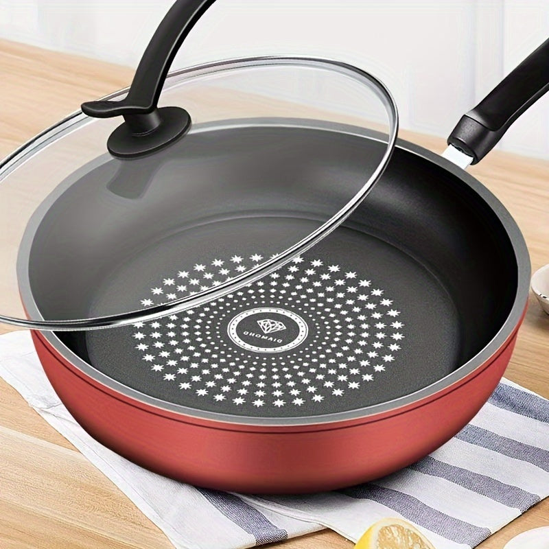 Cast Iron Skillet 1-Piece Non-Stick Dishwasher Safe Thick for Pancakes and More Suitable for Induction and Gas Stoves