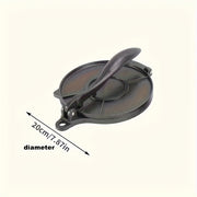 1 dona Qoʻlda tayyorlangan xamir bosish/makaron bosish qurilmasi/metal makaron shakllantiruvchi/xamir bosish asbobi/tortilla qobigʻi shakllantiruvchi/noodle mashinasi