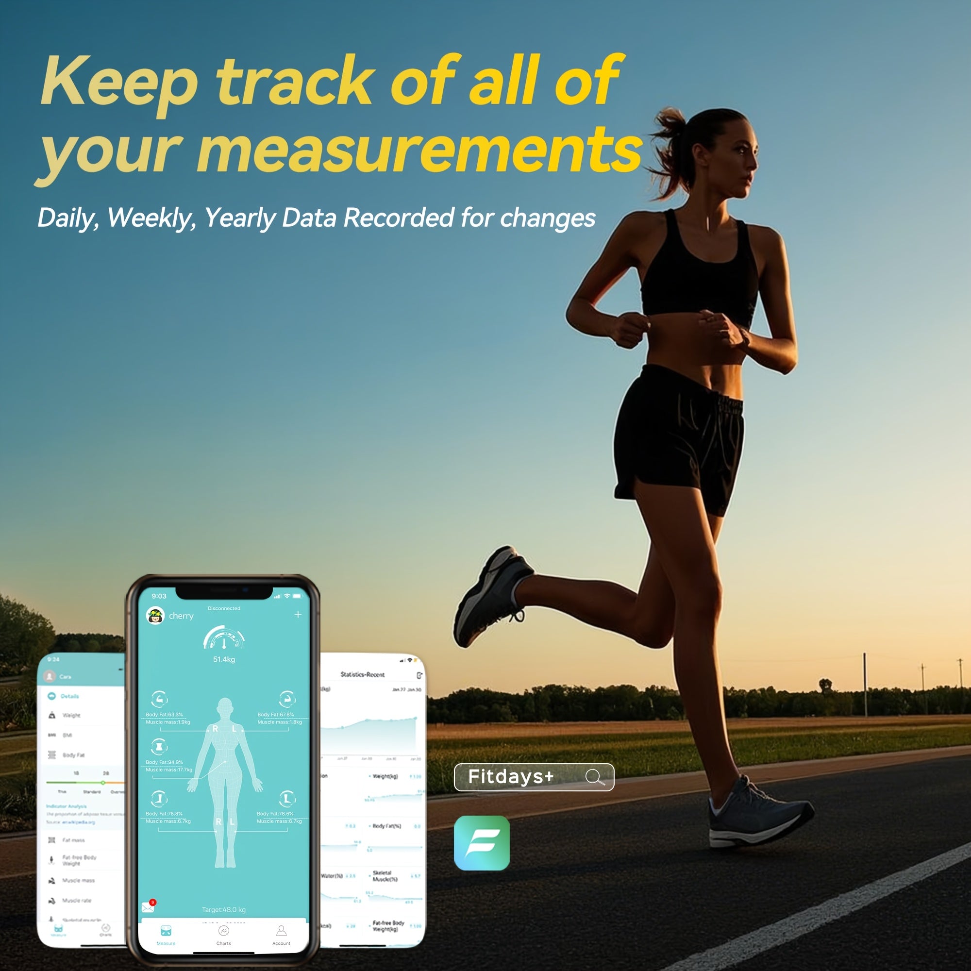 8 elektrodli LCD uy shkalasi, tortib olinadigan tutqich, 181.44 KG sig'imi bilan.