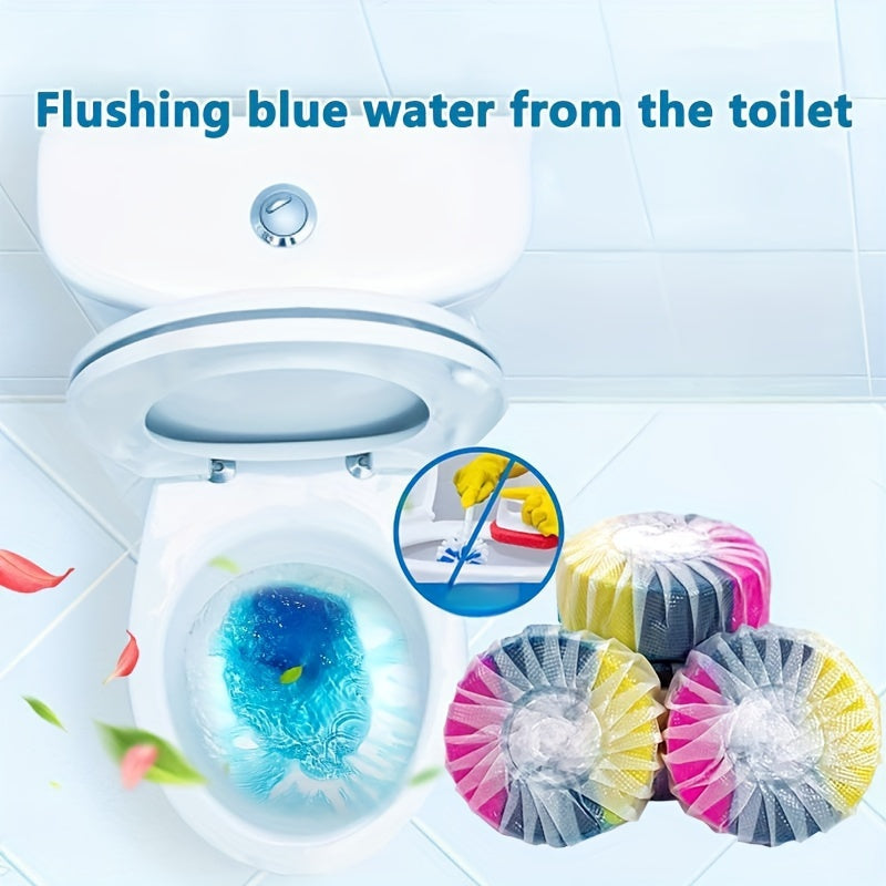 Avtomatik hojatxona tozalash uchun to'plam, gazlangan tabletkalar, kislotalarni olib tashlash, deodorant, dog'larni olib tashlovchi