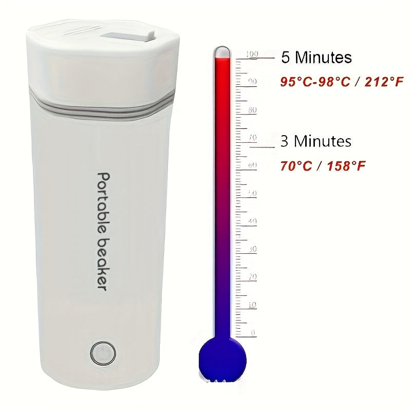 Portable Electric Kettle 304 Stainless Steel Compact Travel and Home Use