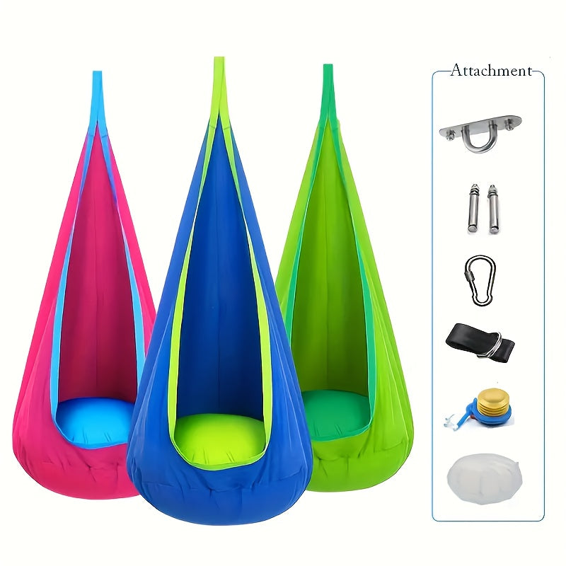 Indoor Outdoor Swing Seat for Relaxation and Play Supports Up to 79.83kg