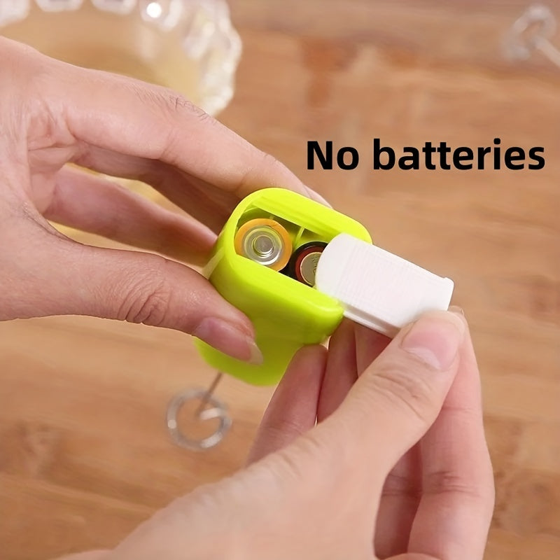 Stainless Steel Electric Milk Frother Handheld Coffee Tea Maker