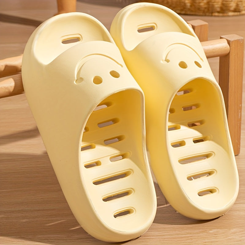 Women Soft EVA T-Strap Slides for Beach and Indoor Use in Pastel Colors