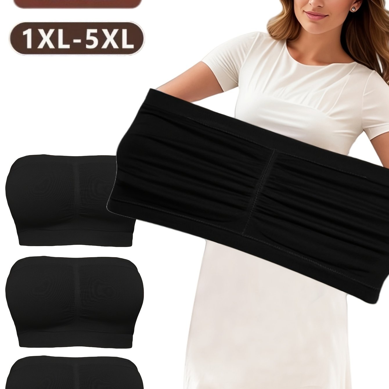 Women's Seamless Wireless No-Pad Sports Bras Breathable Mesh Yoga Workout Pack of 3