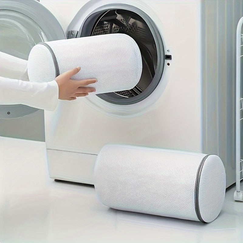 Set of 2 Mesh Shoe Laundry Bags for Sneakers Socks and Bras Non-Woven Fabric