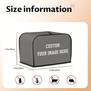 Qovurilgan pechka qoplami 2-burchakli to'plam Polyester Universal moslik uchun Ikki slotli oshxona dekoratsiyasi