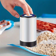 Portativ vakuum yopish mashinasi, USB orqali quvvatlanadigan elektr pompasi, 800mAh litiy batareyasi, qayta ishlatiladigan yopish sumkalar