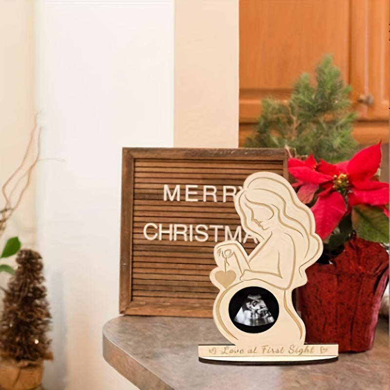 Ultrasound Photo Frame Decorative Sign for Baby Announcement 1 Piece